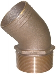 Groco 45 Degree Pipe to Hose Adapters
